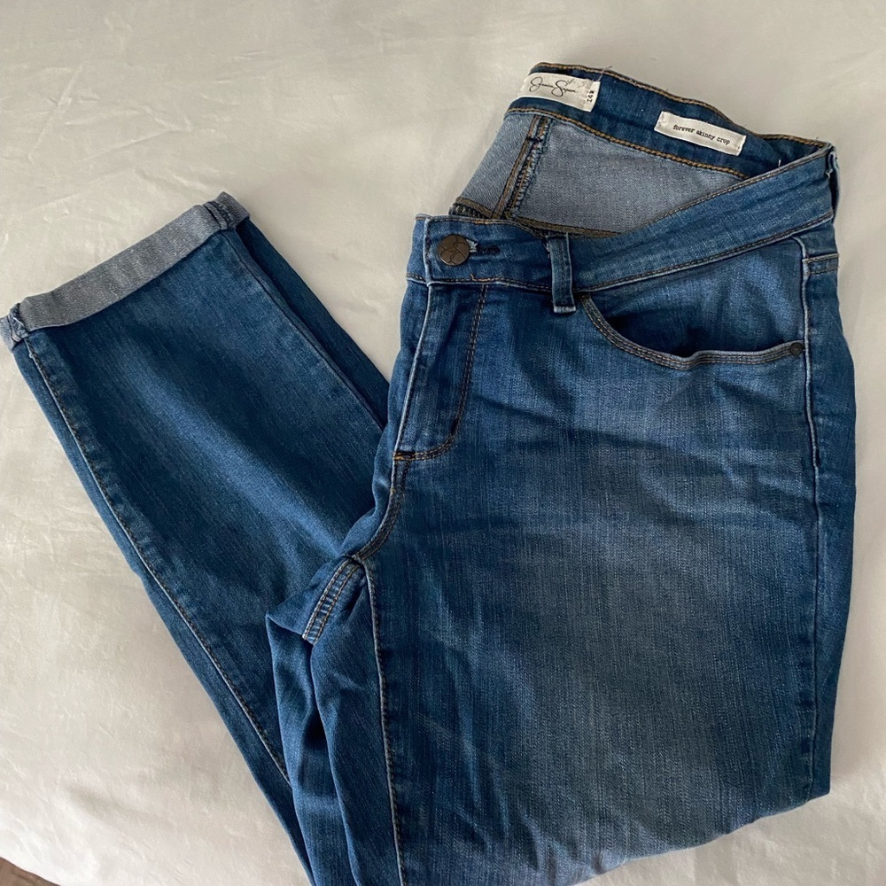 Classic Blue Denim Jeans by Jessica Simpson size 14W - Picture 3 of 4